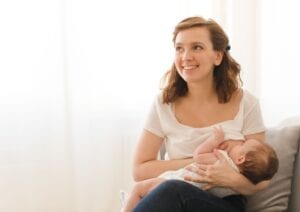 Woman breastfeeding