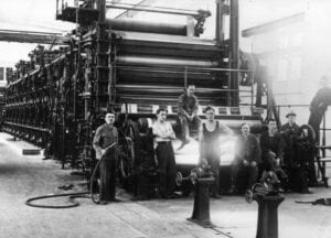 Men working in a factory