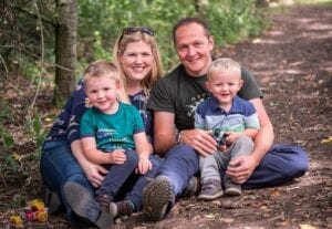 Nicki Jarvis and her family